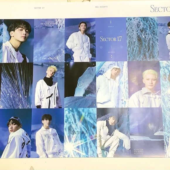 Sector 17 K-Pop Poster (Ver. A) WORLD OFFICIAL POSTER *NEW* K-POP - Picture 6 of 8